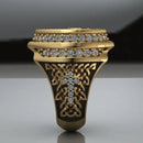 Hot-selling retro eagle with zircon ring creative fashion single item men's accessories