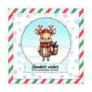 Mangocraft Merry Christmas Reindeer Cutting Dies Clear Stamp DIY Scrapbooking Metal Dies Silicone Stamp For Cards Albums Decor