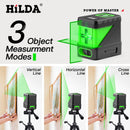 2 Lines Laser Level Self Levelling Green Beams Laser Horizontal & Vertical Cross-Line