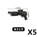 MOC Medieval Accessories Building Blocks Military Soldiers Shoulders Armor Blaster Helmets Weapons War Bricks Children Toys B038