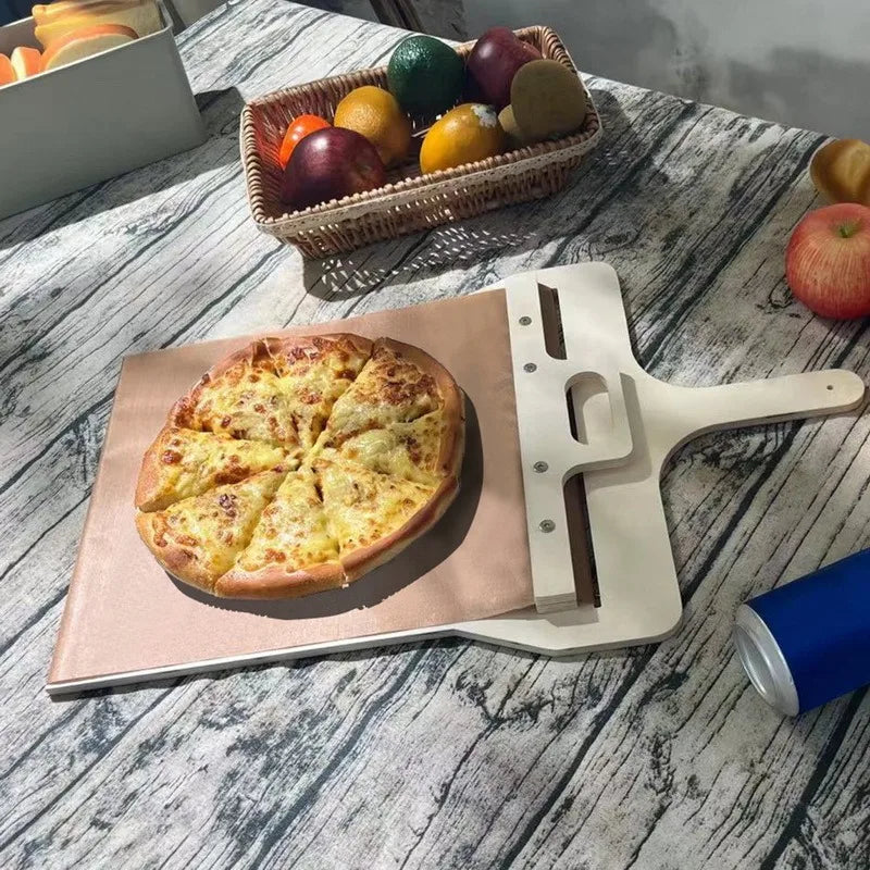 Slide Wooden Pizza Shovel Pizza Paddle Pizza Peel Steak Serving Tray Snack Bread Sushi Plate Kitchen Baking Tools