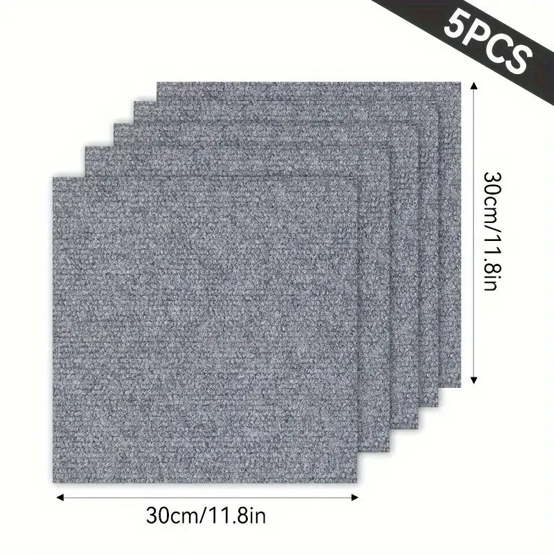 5/10 free cutting DIY PVC self-adhesive carpets, reusable, suitable for home, bathroom, door mat, pet mat, room home decoration