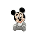 1/3/10pcs Silicone Teether Cartoon Disney Mickey Head Animal Food Grade DIY Baby Teething Teether Toy Accessories Ring