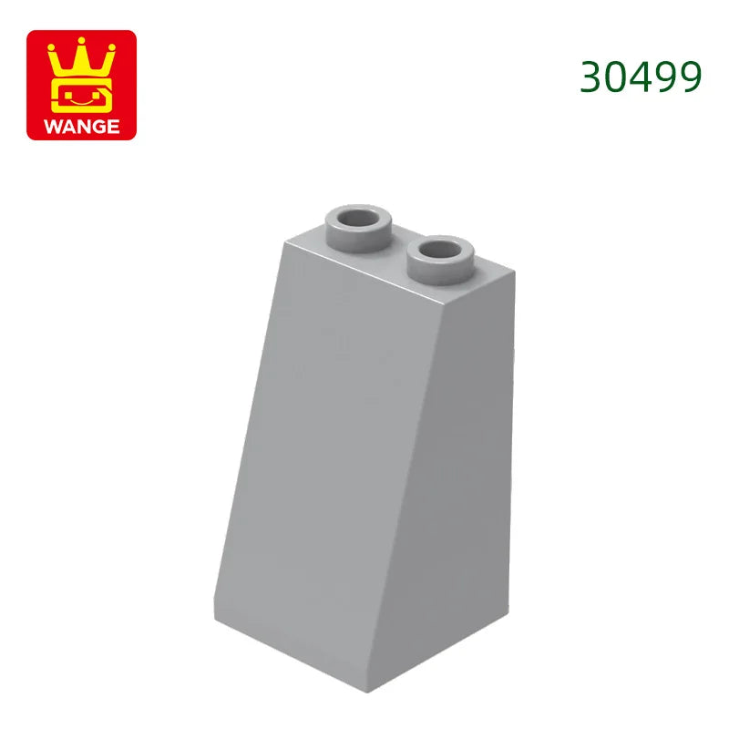 Wange 34Pcs/Lot 30499 2x2x3 Slope Building Block Moc Accessories Compatible with Brick DIY Construction Children Toys Gift Box