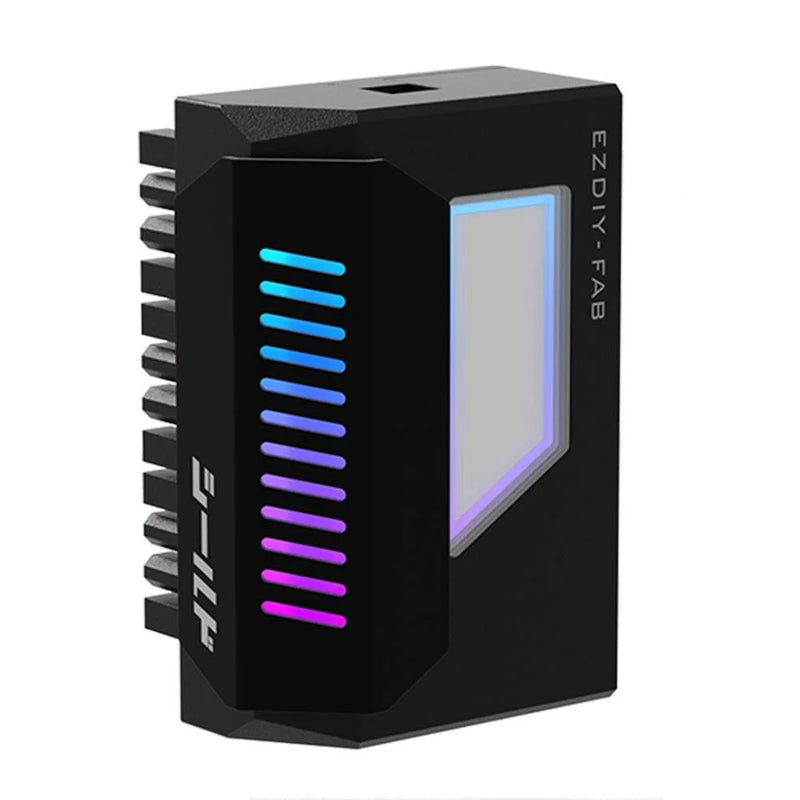 ATX 24Pin to 90/180 Degree Power Plug Adapter 5V Synchronization ARGB Adapter for Computer Motherboard Power Supply Accessories