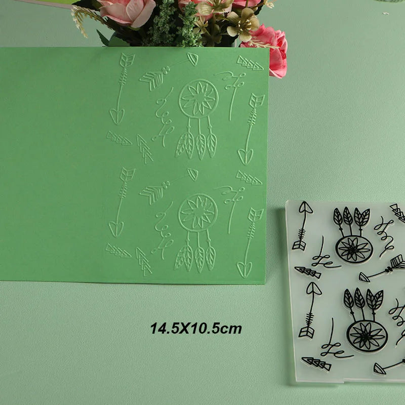 DUOFEN Crafts plastic embossing folder collection 2 paper embossing flower mold Christmas Birthday Easter day wedding