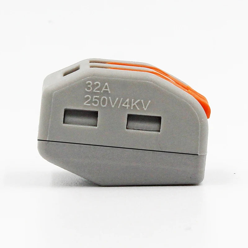 Cable Connector Compact Type 222 Quick Plug Terminal, 30/50/100 Piece Terminal 212 Orange Home Wiring Module