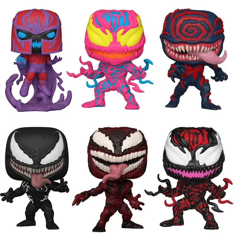 Funko Pop Venom CARNAGE #371 #678 CORRUPTED VENOM #517 #888 #889 Action Figure Collection Model Gifts for Kids Birthday Gifts