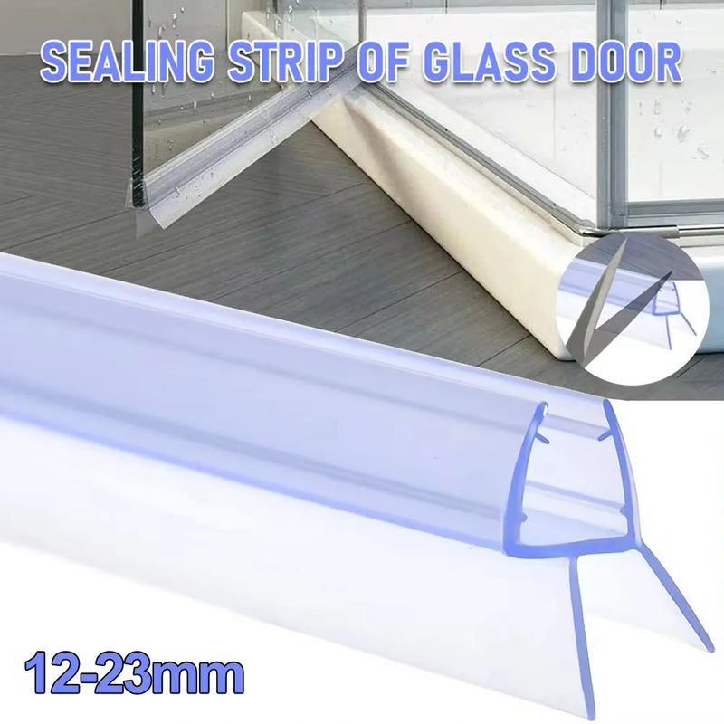 New Shower Door Seal Bath Screen Shower Strip Seal Or Screens Doors 4-6mm Glass Seals Gaps Home Improvement