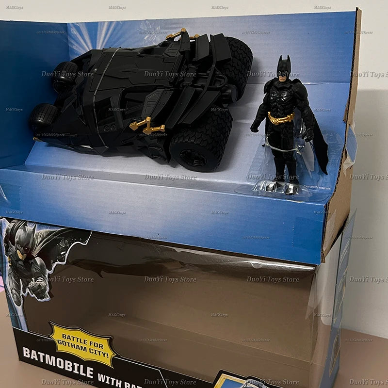 1:24 Batmobile Die-cast Car with Batman Figure Model Toys Collect Premium Toys Gift