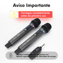 Professional 2.4G UHF Wireless Microphone with RGB LED-2 Units, 18650 Battery, 2.5Ms Delay, Cardioid for Karaoke/Live