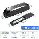 Ebike Battery Hailong Polly 36V 48V  20Ah 24Ah 25Ah 18650 21700 Electric Bike Batteria 14.4ah for500W 750W 1000W 1500W Motor