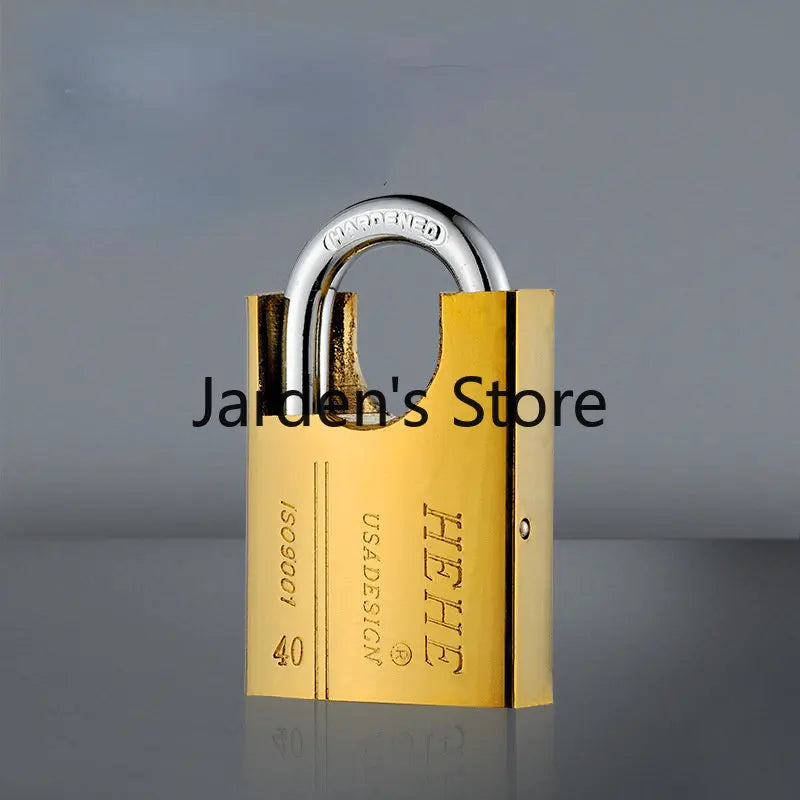 High Quality Padlock with Key, Classic Style Solid Dormitory Door Lock, Anti-theft Warehouse Iron Big Door Cabinet Outdoor Locks