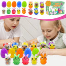 24pcs Bunny Eggs Easter Egg Gift Boys And Girls Easter Gifts Party Stuffed Dolls
