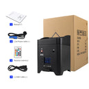 SHEHDS 4pcs Battery LED 6x18w RGBWA+UV 6in1 Par Wireless Remote Control DMX512 Phone WIFE Wash Wall Light For DJ Disco Christmas