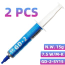 GD-2 Thermal Paste Processor Grease Compound Silicone 1/3/7/15/30 g 7.5 W/M-K For CPU GPU Printer Heat Sink Cooling Cooler SY30