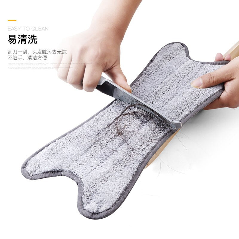 Accessories Rotating mop replacement head X shape mop replacement cloth floor mop head Microfiber cloth microfiber mop pads 1PC