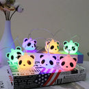 10/20LED Panda  Fairy Lights Garland LED String Christmas Tree Light Night Lamp Patio Party Kids Bedroom Living Room Decor Gift