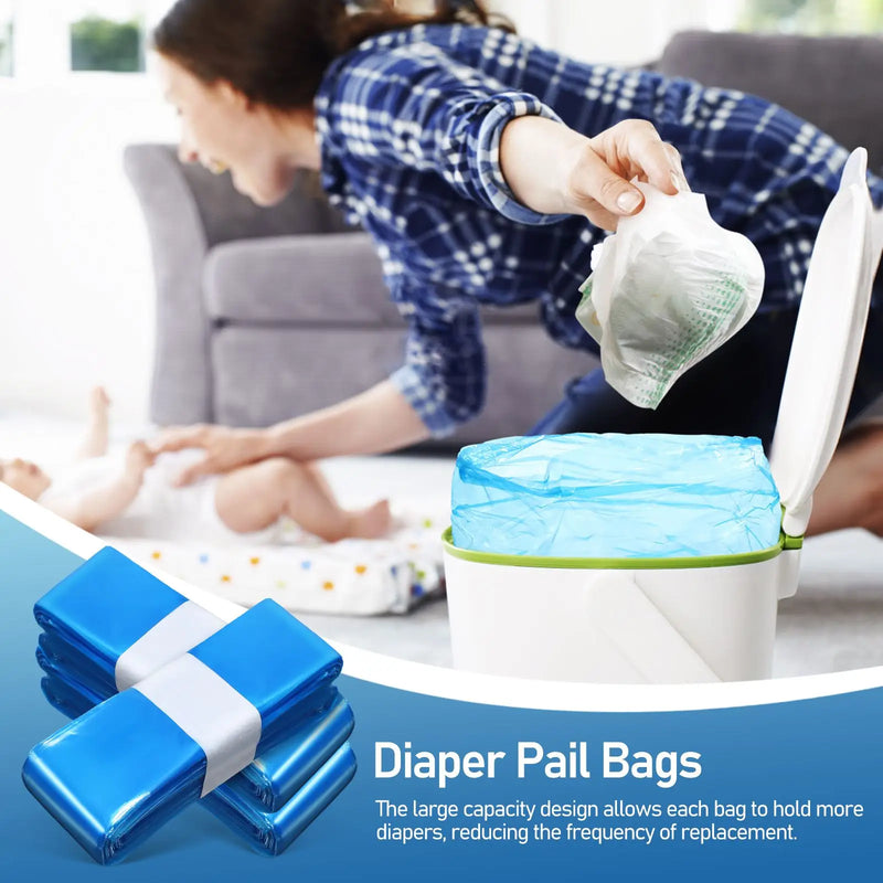 5 pcs Nappy Bin Liners Diaper Pail Refills Unscented Refills Bags Garbage Bags Disposal Bags