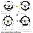 Suitable for Geely Monjaro 2021-2024 Car Steering Wheel Cover All Season Anti Slip Sports Leather Handle Cover