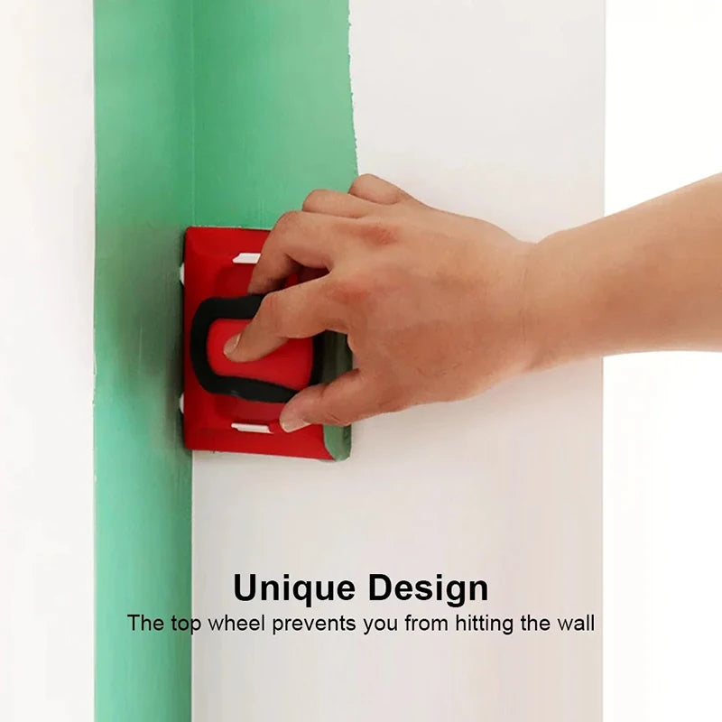 Latex Paint Edger Trimmer Paint Edger Plastic Trim Edger Wall Corner with Pad Nylon Bristles Edges Painting Corner and Edges