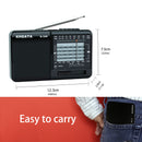 XHDATA D-328 FM Radio AM SW Portable Shortwave Radio Band MP3 Player With TF Card Jack 4Ω/3W Radio Receiver