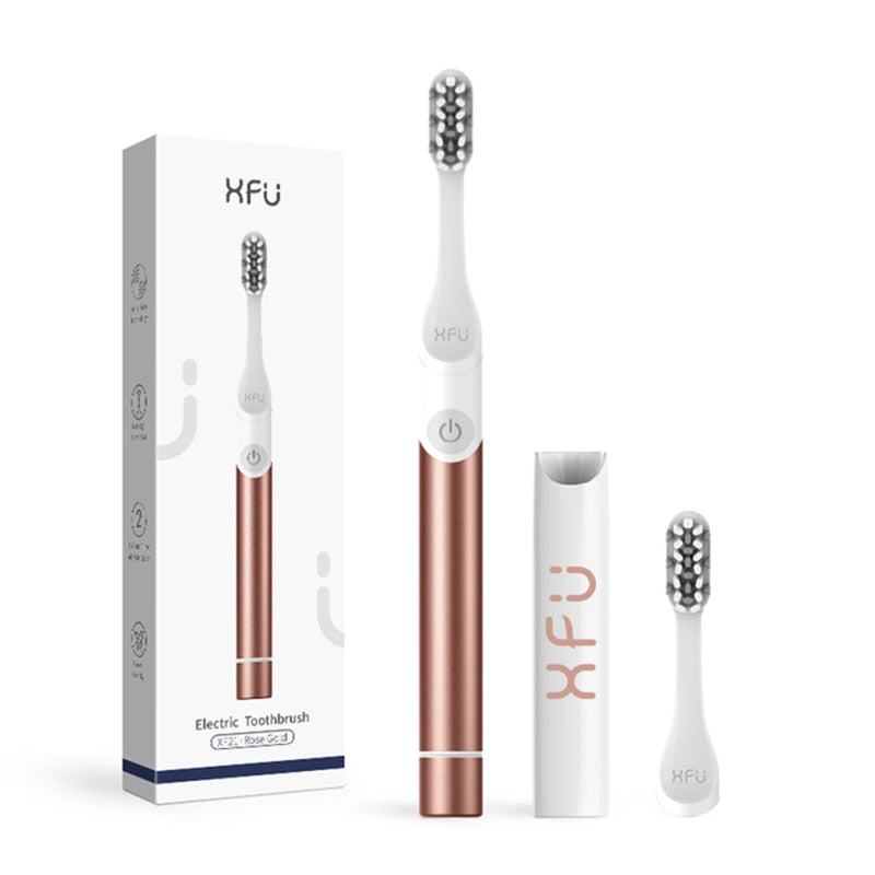 SEAGO Electric Toothbrush With Replacement Heads Adults Battery Sonic Teeth Brush Different Colors Oral Hygiene Brush