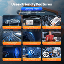 THINKSCAN 689BT Auto OBD2 Scanner CANFD DOIP Full System BI-Directional 34 Reset IMMO Lifetime Free Update Car Diagnostic Tool