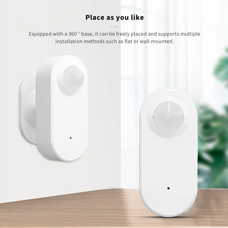 Tuya WiFi Smart PIR Motion Detection Sensor Security Burglar Alarm Sensor Smart Life App Control Support Alexa Google Home