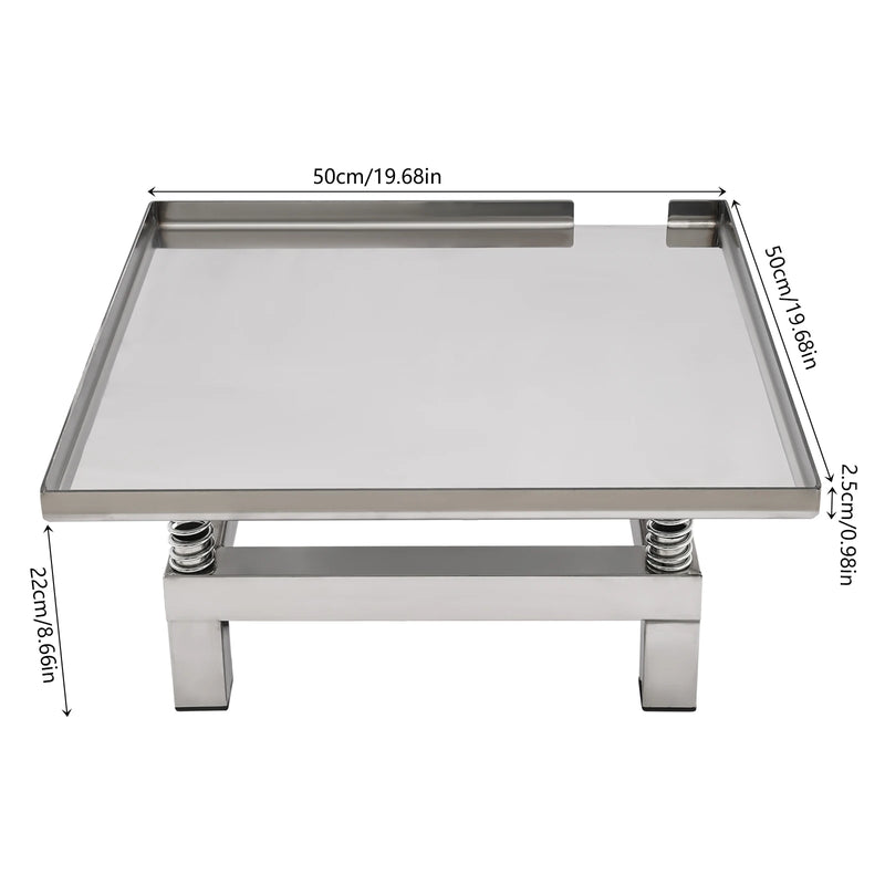 Concrete Vibrating Table Vibration Platform Stainless Steel Vibration Test Bench 35*35CM/ 50*50CM