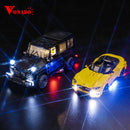 Vonado LED Light 76924 Set Suitable for Mercedes-AMG G 63&Mercedes-AMG SL 63 Gift (Lighting Accessories Only)