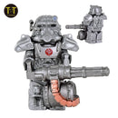 MOC Military Armor Soldiers Mini Anime Action Figures Weapons Robots Mecha Building Blocks Bricks DIY Toys for KIDS gift