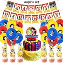 Snow White Birthday Party Set Cup Plate Napkins Tablecloth Cake Topper Balloons Disposable Tableware Baby Shower Supplies