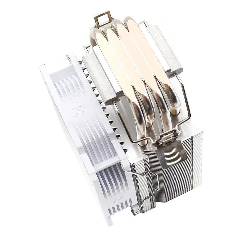 Wovibo 4 Tubo De Calor Cpu  Cooler Fan Ventilador Pwm 4Pin Argb Rgb Intel 115x1200 1700 2011 X79 X99 Amd Am4 Am5 Radiador