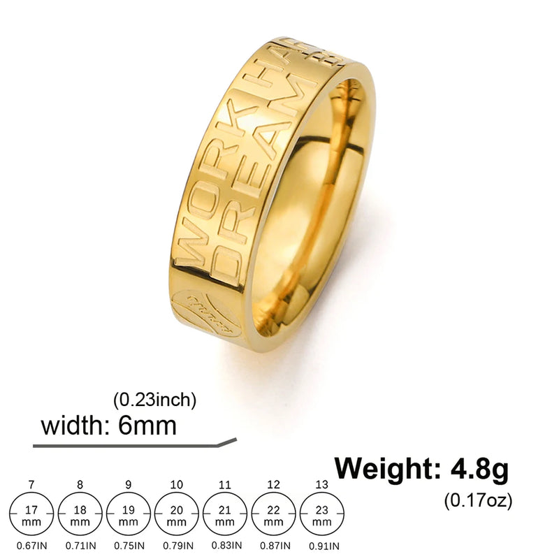 Jeshayuan Christmas Gift John 3:16 Ring For God So Love The World Bible Verse Ring Christian Jewelry Meaningful Gift