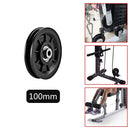 50-160mm Gym Bearing Pulley Wearproof Nylon Bearing Pulley Wheel Cable Universal Fitness Gum Bearing Pulley Fitness Equipment