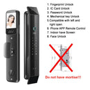 3D Face Recognition Smart Lock with Face Recognition Fingerprint APP Control HD Camera Video Doorbell