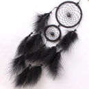 Feather Pendant Decoration Ornament Car Pendant Feather Wind Chimes Decor DIY Handmade Dream Catcher Material Kit