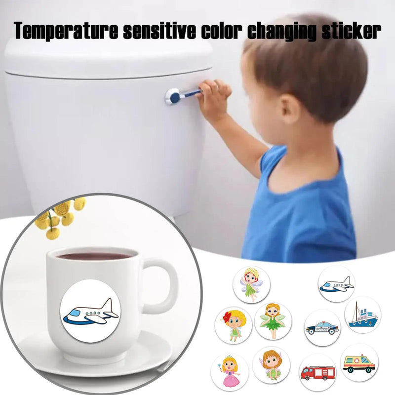 Pee Targets Potty Training Stickers Urinal Bullseye Training Toilet Sticker Thermochromic Urinal Training For Kid Potty