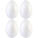 2/3/4 Pcs 15cm 20cm DIY Eggs White Foam Balls Eggs Easter Modeling Shapes Egg Ornaments Kids Painting Party Decorations