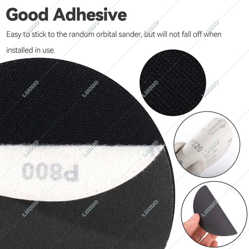 Round Wet Sanding Sheet Dry Polishing Sandpaper For Car Detailing Headlight Restoration Grinder Accessories Sanding Discs Paper