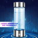 420ML Portable Hydrogen Water Generator Large Capacity Electric Hydrogen Water Bottle Leakproof Hydrogen Water Ionizer Machine