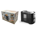2 Slice Toaster, Quick & Even Results Every Time, Wide Slots Fit Any Size Bread Drop-Down Crumb Tray for Easy Clean Up