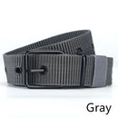 110/120/130cm Men's Belt Canvas Pin Buckle Leather Belt Outdoor Sports Belt Women's Trendy Belt With Jeans Belt For Men Women