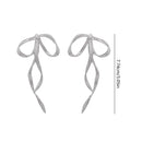 Dainty Bow Shaped Ear Studs Beautiful Bowknots Ear Accessories for Women Girls F0S4