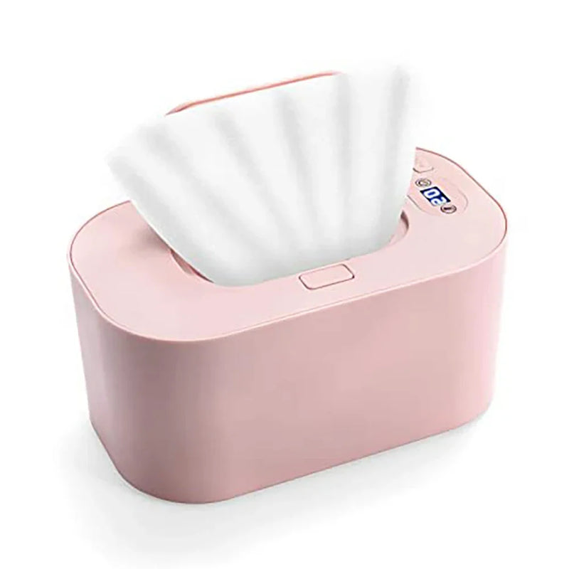 New Baby Wipe Warmer Heater Wet Towel Dispenser Napkin Heating Box Home/Car Use Mini Wipe Warmer Case Disinfecting Wipes