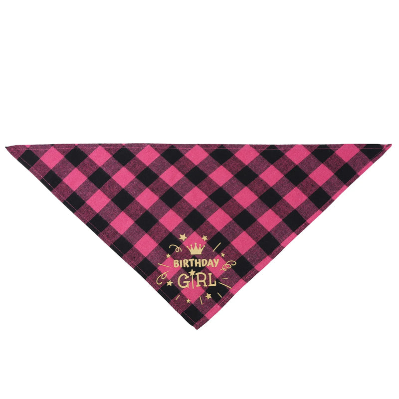 NONOR Pet Birthday Bandanas Collar for Dogs Cats Cotton Triangular Bibs Scarf Collar Pet Items Puppy Party Accessories