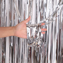 2/3M Party Background Wedding Decoration Foil Fringe Curtain Sequin Bachelorette Photo Backdrop Wall Curtain Birthday BabyShower