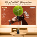 XGODY Gimbal 5 Pro Full HD 1080P Projector WiFi LCD LED 4K Video Movie Beam Android Projector Home Theater Cinema Beamer 1GB 8GB