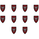 MOC Medieval Accessories Series Building Blocks Military Army Soldier Armour Shield Helmet Sword Crown Weapon Knight Bricks Toys